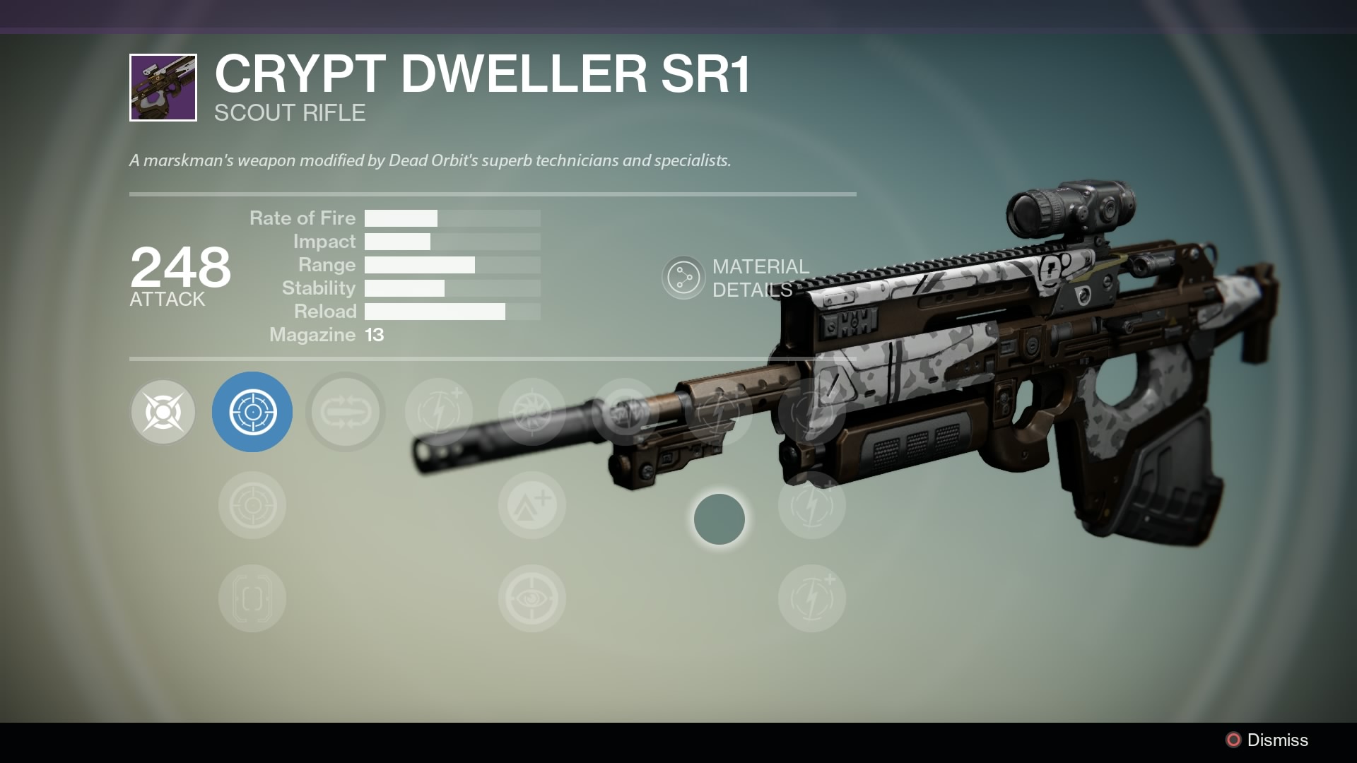 Crypt Dweller SR1 - Destinypedia, the Destiny Wiki - Destiny, Bungie ...