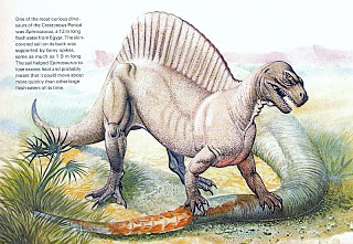 An older version of the quadrapedal spinosaur